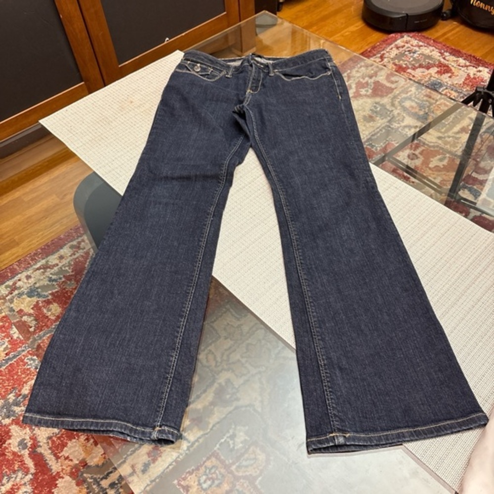 Banana Republic Dark Blue Flare Jeans, size 4s- 28/29